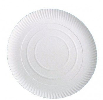 PLATO BLANCO DE CARTÓN PASTELERÍA - 44 CM