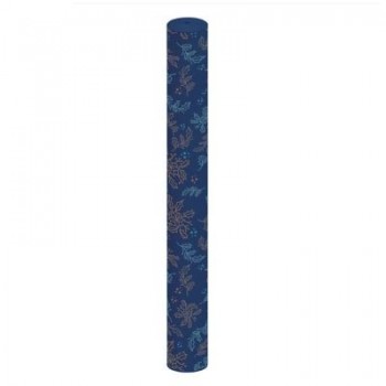 ROLLO MANTEL AIRLAID AZUL NAVIDEÑO - 1,20x25 M