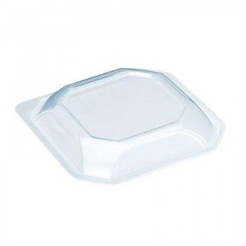 TAPA TRANSPARENTE PARA ENVASE TERMOSELLABLE NEGRO EAT IN IT