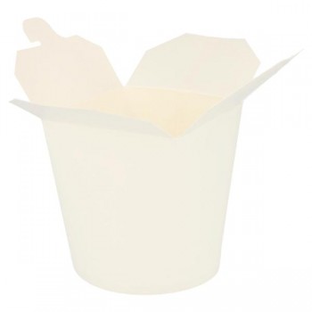 ENVASE TAKE AWAY BLANCO DE PAPEL OUTLET - 780 ML