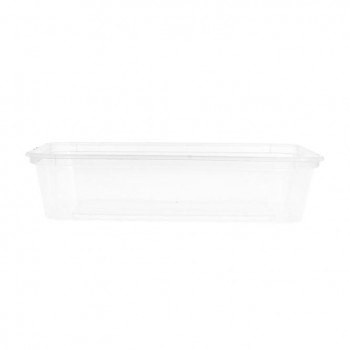 TARRINAS RECTANGULARES TRANSPARENTES - 500 ML