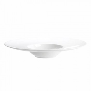 PLATO DE PASTA EN PORCELANA BLANCA - 28 CM