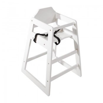 SILLA TRONA PARA NIÑOS DE MADERA COLOR BLANCO