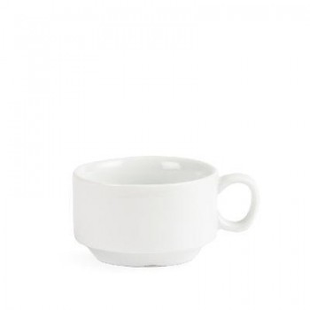 PLATO CON TAZA DE PORCELANA CAFÉ - 120 ML