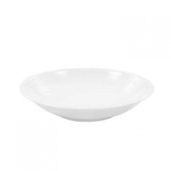 PLATO HONDO PORCELANA BLANCA OUTLET - 20,5x4,5 CM