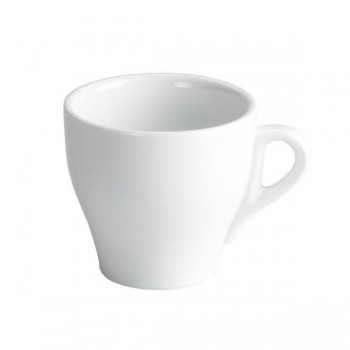 TAZA DE DESAYUNO PORCELANA BLANCA  MODELO ROMA - 250 ML