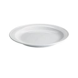 PLATO DE PAN DE PORCELANA BLANCA COLECCIÓN WEI - 150x15 CM