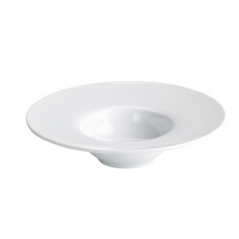 PLATO RISOTTO PORCELANA BLANCA MODELO BORDEAUX - 28x6 CM