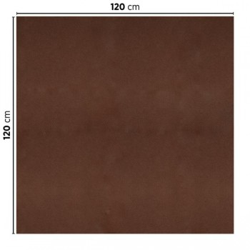 MANTEL NONWOVEN COLOR CHOCOLATE - 1,2x1,2 M