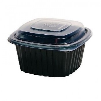 TAPA  DOME TRANSPARENTE PARA BASE NEGRA HOTMEAL - 13,7x13,7x2 CM