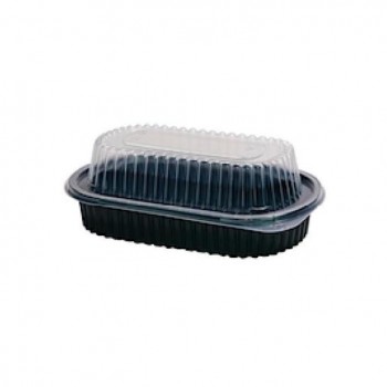 TAPA  ALTA TRANSPARENTE PARA BASE NEGRA HOTMEAL - 23,4x14,5x4 CM