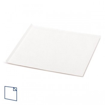 BOLSA BLANCA  ANTIGRASA LAMINADA ABIERTA 2 LADOS - 15x15,2 CM