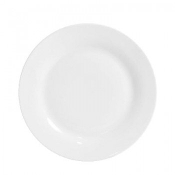 PLATO PORCELANA LLANO OUTLET - 24x20 CM