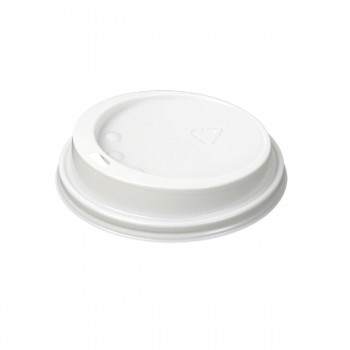 TAPA BLANCA PARA VASO DE CAFÉ - 9 CM