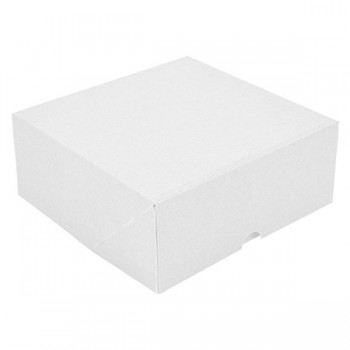 CAJA PASTELERÍA BLANCA THEPACK - 18x18x7,5 CM