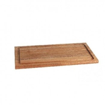 TABLA RECTANGULAR DE ACACIA NATURAL - 40x20x1,5 CM