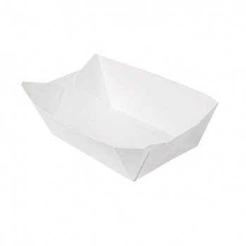 BARQUITA BLANCA CARTONCILLO THEPACK - 16/10,5x10/7,2x4,5 CM