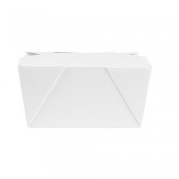 BOX MENÚ ESTANCO BLANCO LAMINADO THEPACK - 12,7/11,2x11,5/9x6,4 CM