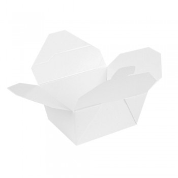 BOX MENÚ ESTANCO BLANCO LAMINADO THEPACK - 12,7/11,2x11,5/9x6,4 CM