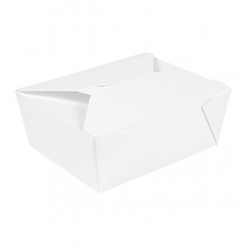 CAJA BLANCA ESTANCA MENÚ PARA LLEVAR THEPACK - 17,2/15,3x13,9/12,1x6,4 CM