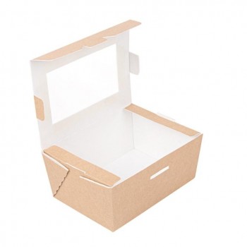 CAJA ESTANCA RECTANGULAR CON VENTANA THEPACK - 8,5x12x5,5 CM