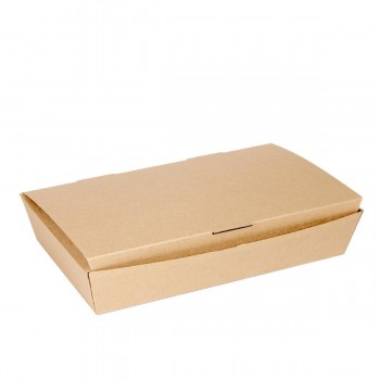 ENVASE BOX LUNCH BLANCO/NATURAL THEPACK - 270x165x50 CM