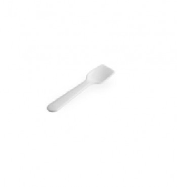 CUCHARILLA PARA HELADOS REUTILIZABLE 20 USOS BLANCA - 10 CM