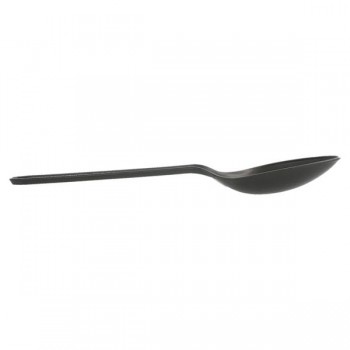 CUCHARA NEGRA COMPOSTABLE - 12,5 CM