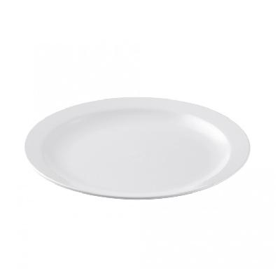 PLATO LLANO DE POLICARBONATO BLANCO - 21,9x3,4 CM