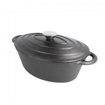 COCOTTE HIERRO FUNDIDO CON TAPA OVALADA - 4,1 L