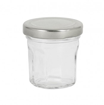 SET DE 12 TARROS DE CRISTAL CON TAPA - 50 ML