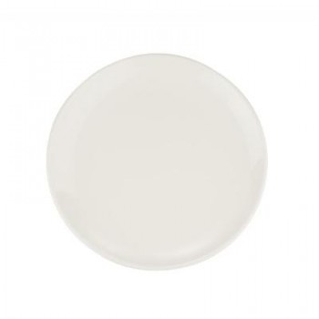 PLATO LLANO PORCELANA BLANCA BONNA GOURMET - 25x2,2 CM