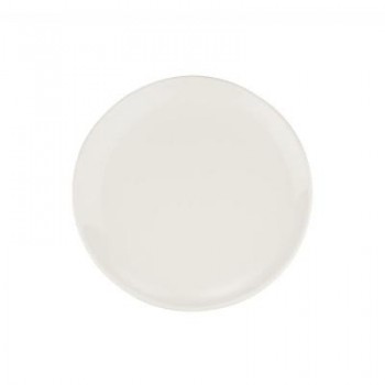 PLATO POSTRE PORCELANA BLANCA  BONNA GOURMET - 21x2,2 CM