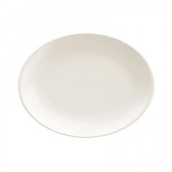 BANDEJA PORCELANA BLANCA BONNA GOURMET - 31x24x2,5 CM