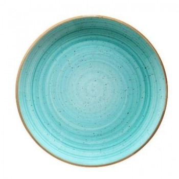 PLATO LLANO BONNA GOURMET COLECCIÓN AQUA - 27X2,5 CM