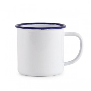 TAZA ACERO ESMALTADO TRADICIONAL MARCA OLYMPIA - 350 ML