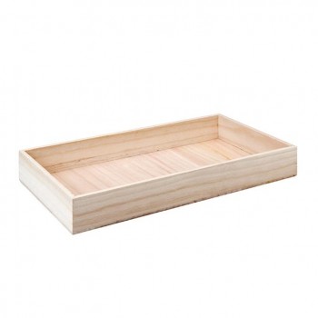 CAJA MADERA PRESENTACIÓN BUFFET - 60x40x7,5 CM