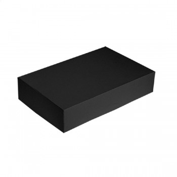 CAJA CATERING PLANA DE CARTÓN NEGRO THEPACK - 19x28x6 CM