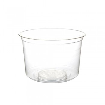 SALSERA TRANSPARENTE PLA COMPOSTABLE - 47x7 CM