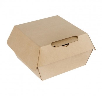 CAJA KRAFT PARA MENÚS CALIENTES Y FRÍOS OUTLET - 14/10x13/10X7 CM